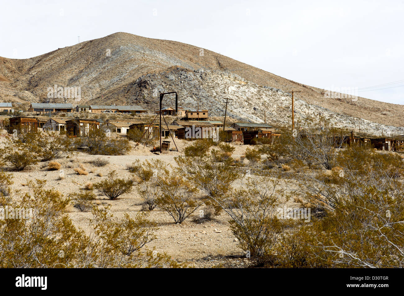 Ghost Town of Darwin, located between Death Valley and ...