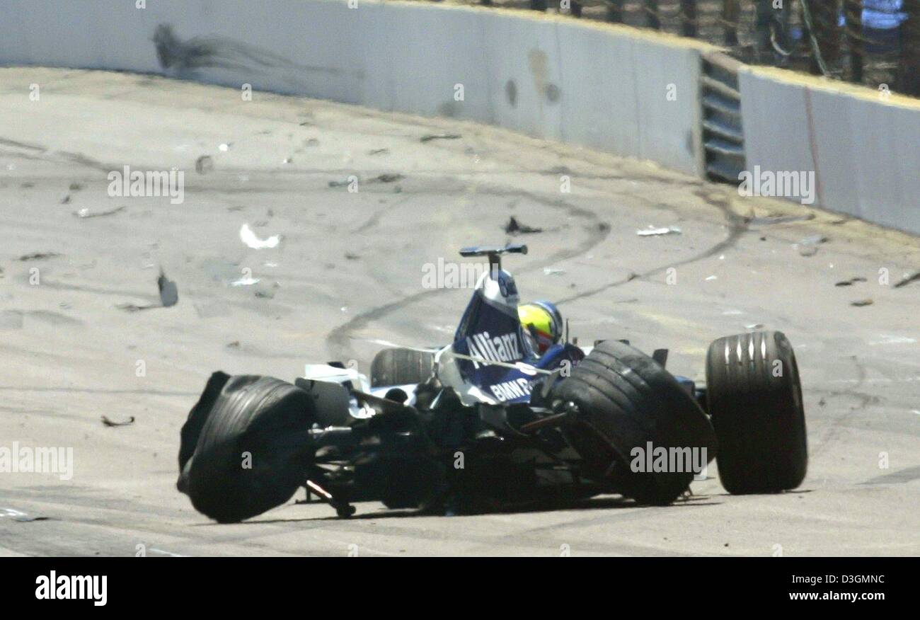 (dpa files) - German formula one pilot Ralf Schumacher sits in his