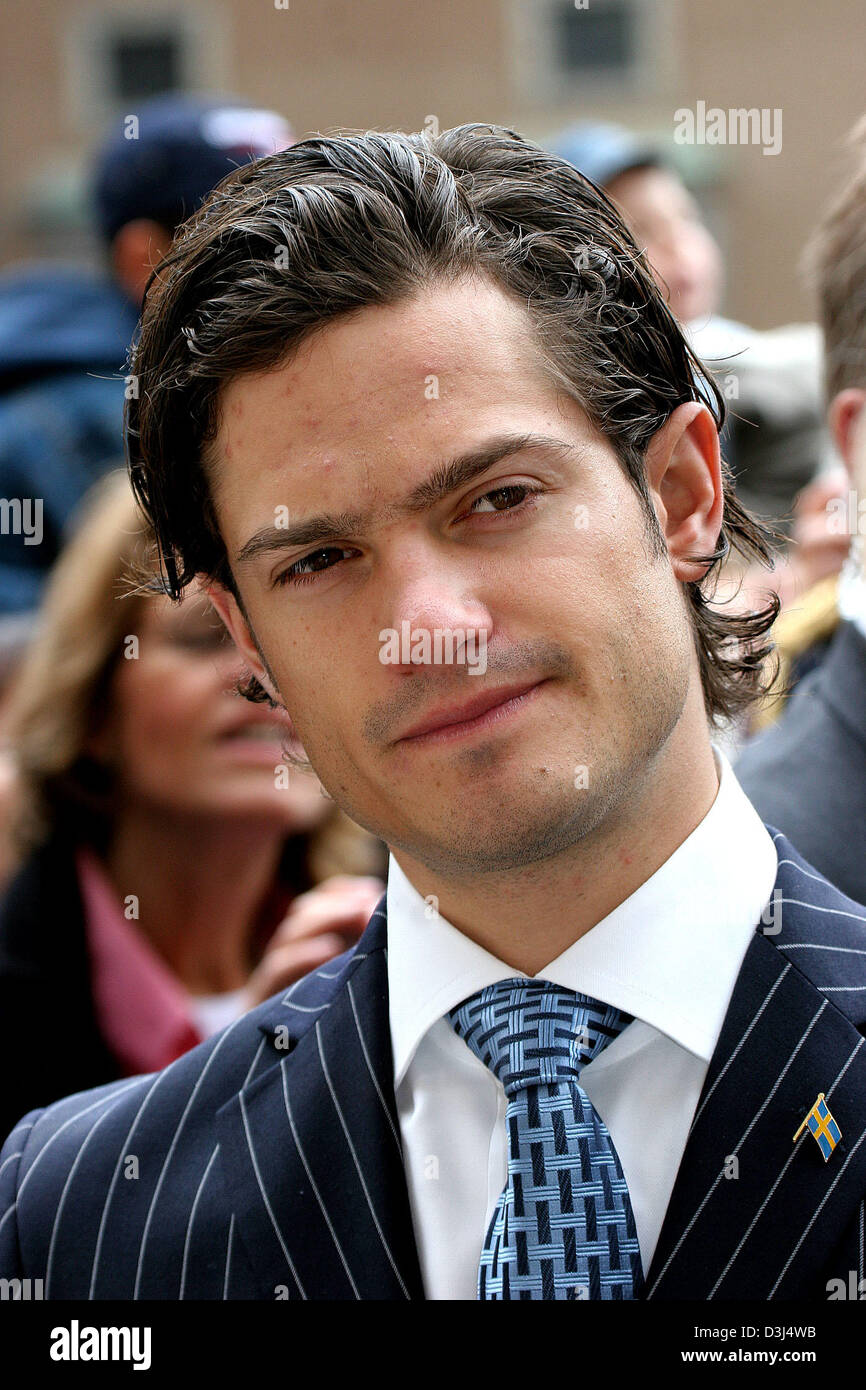 (dpa) - Swedish Prince Carl Philip attends the festivities on the occasion ...