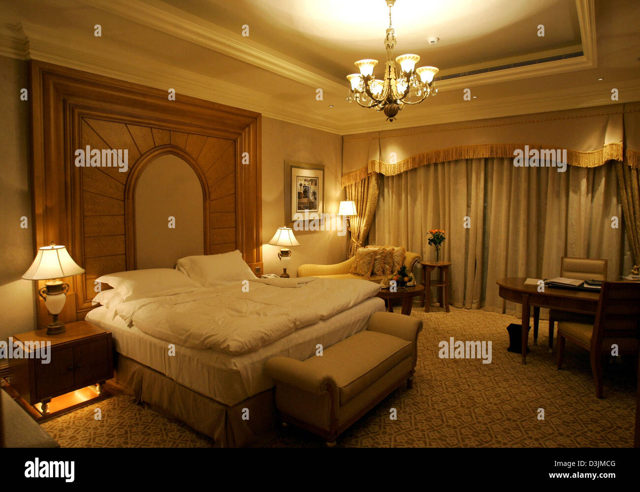 dpa) - view into a regular room at the luxury hotel kempinski dpa) - view into a regular room at the luxury hotel kempinski