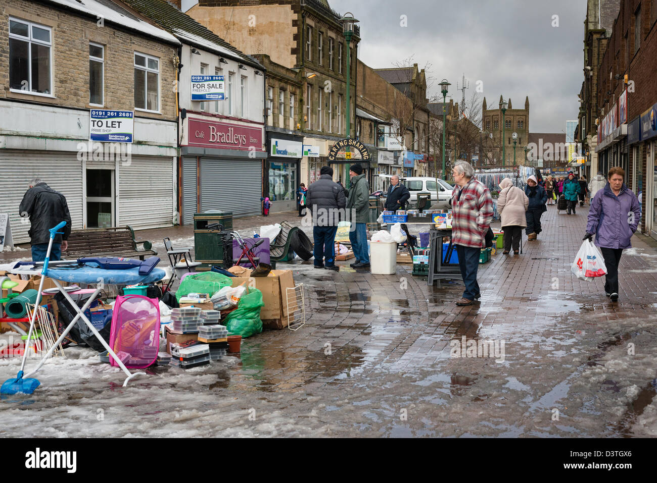 Middle Street, Consett Stock Photo 54015198 Alamy