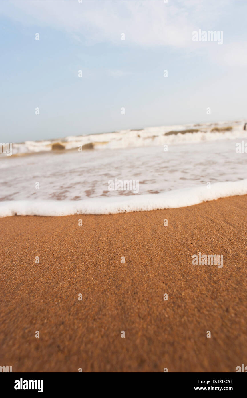 Surf On The Beach Puri Orissa India Stock Photo Alamy