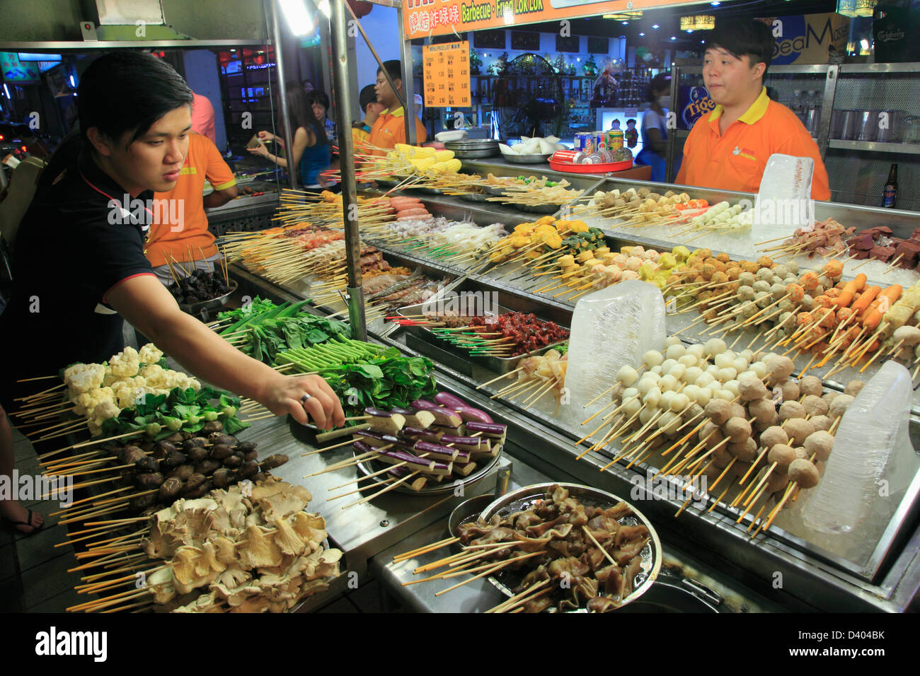 Malaysia, Kuala Lumpur, Chinatown, street food stall Stock Photo 54093191 Alamy