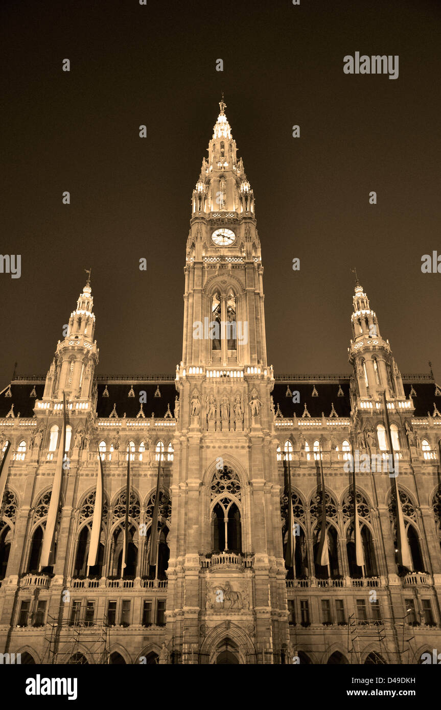 Neues Rathaus City Hall Vienna Austria Stock Photo Alamy