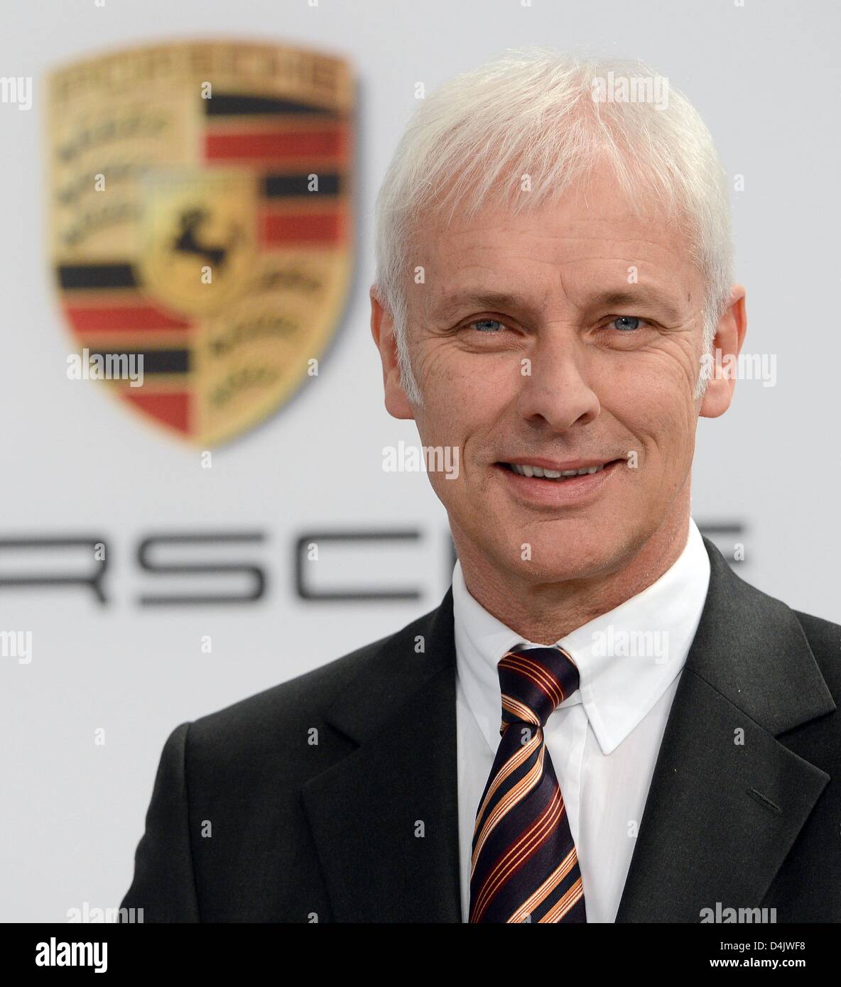 Matthias Müller, chairman of the sports <b>car builder</b> Porsche, is pictured in ... - matthias-mller-chairman-of-the-sports-car-builder-porsche-is-pictured-D4JWF8