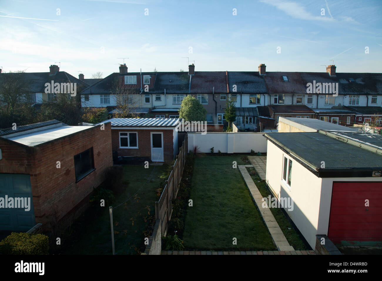 Backyard of a house Stock Photo, Royalty Free Image: 54656881 - Alamy