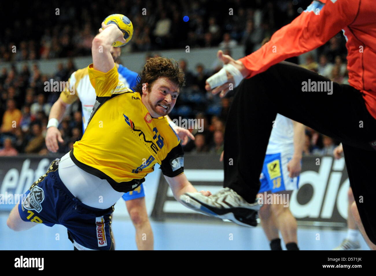 Rasto Stoijkovic L Of Ks Vive Kielce In Action During The Handball