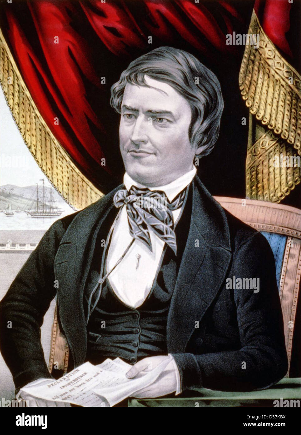CASSIUS MARCELLUS CLAY (18101903) American emancipationist who was Stock Photo, Royalty Free