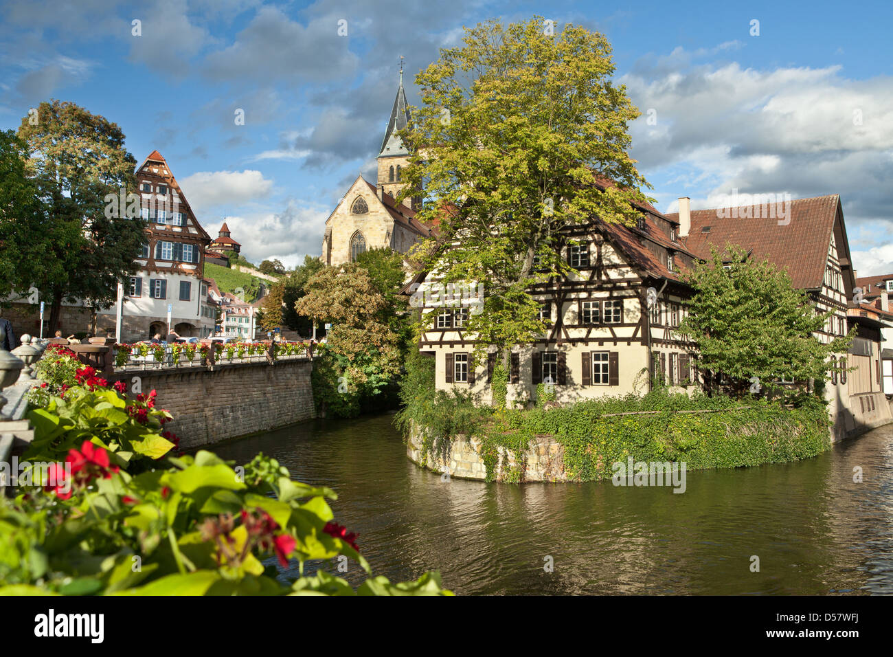 Esslingen am Neckar historic town center Stock Photo Royalty Free 