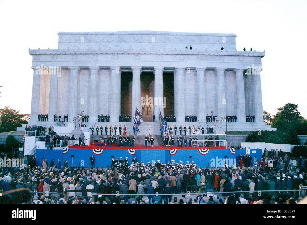 1989 Presidential Inauguration, George H. W. Bush, Opening Stock Photo ...