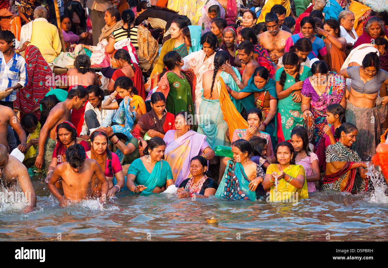 Dev Deepavali, Varanasi, India Stock Photo, Royalty Free Image