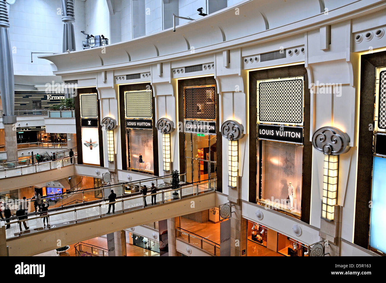 Louis Vuitton boutique in mall of 101 tower Taipei Taiwan Stock Photo, Royalty Free Image ...