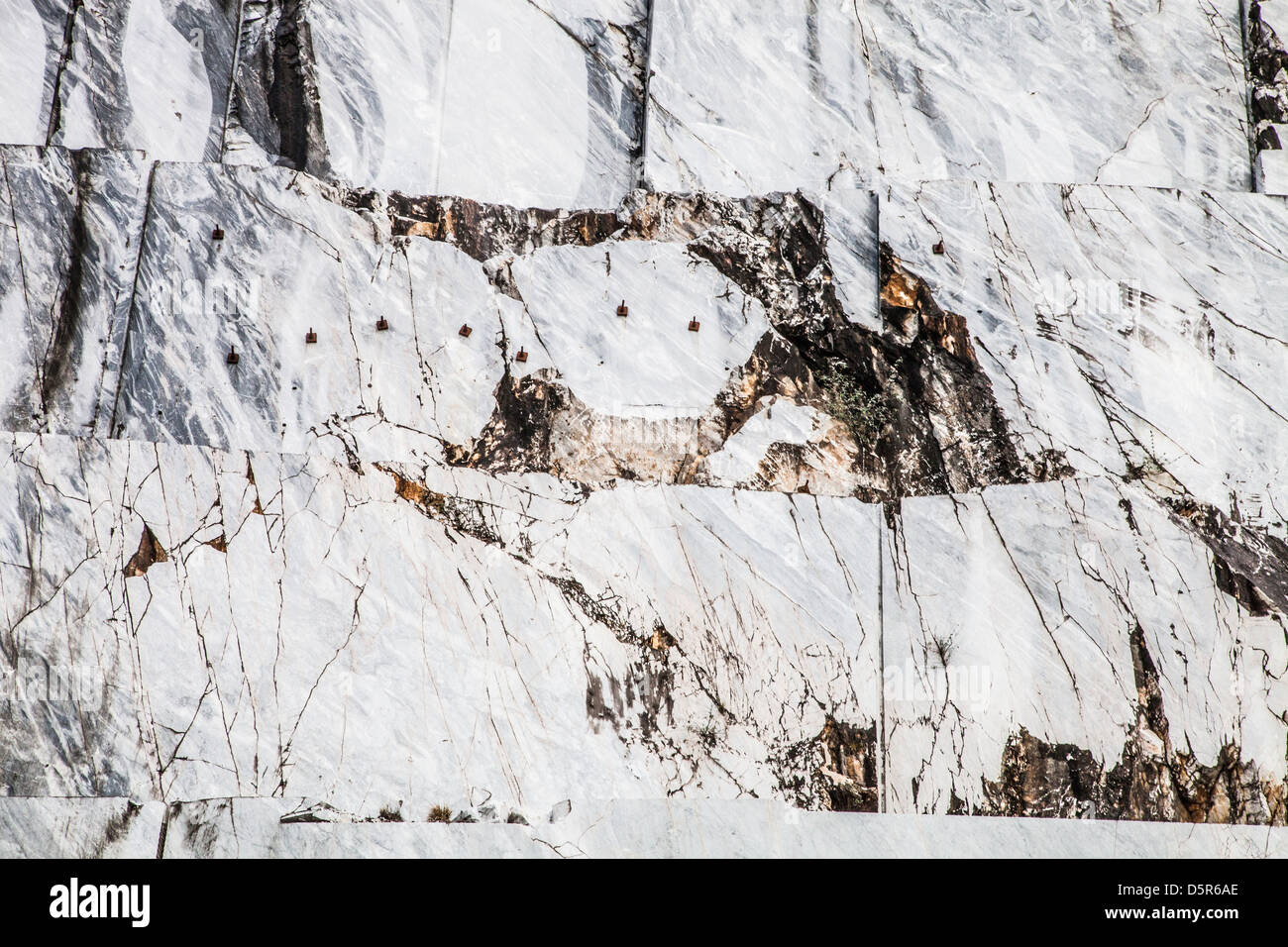 Marble Cave Carrara Italy Stock Photo Alamy