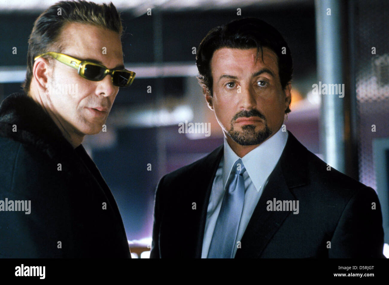 MICKEY ROURKE SYLVESTER STALLONE GET CARTER 2000 Stock Photo Mickey rourke sylvester stallone get carter 2000 stock photo
