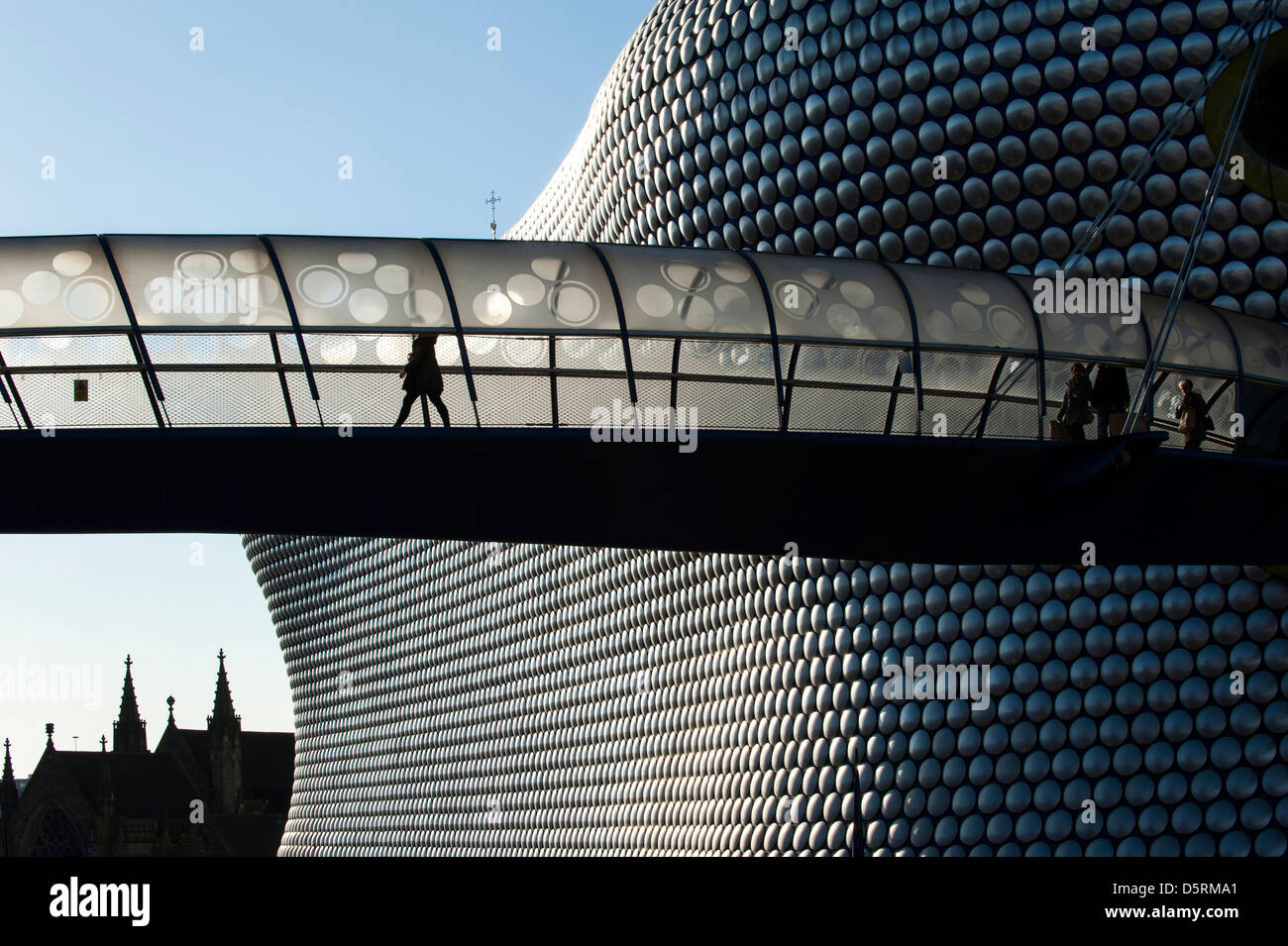 Selfridges building and skywalk, Birmingham Stock Photo, Royalty Free