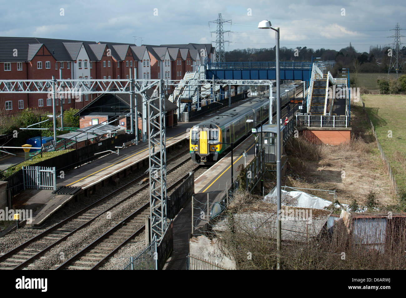 Tile Hill railway station, Coventry, UK Stock Photo, Royalty Free Image