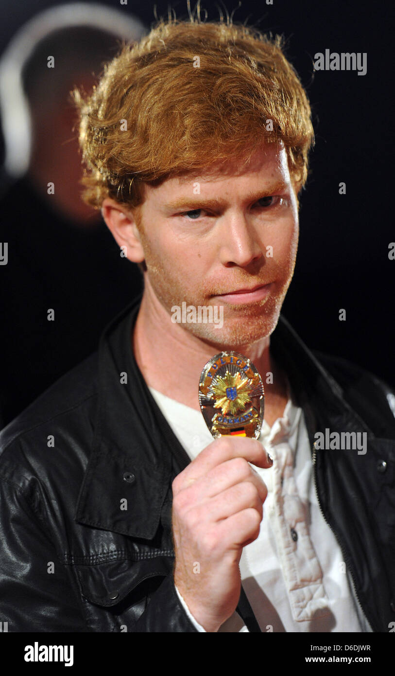 Actor Niels Kurvin poses at the premiere of the pilot movie 'Alarm for Cobra ...