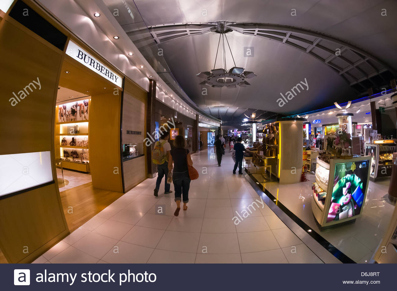 Duty free shopping, Suvarnabhumi International Airport, Bangkok Stock Photo, Royalty Free Image
