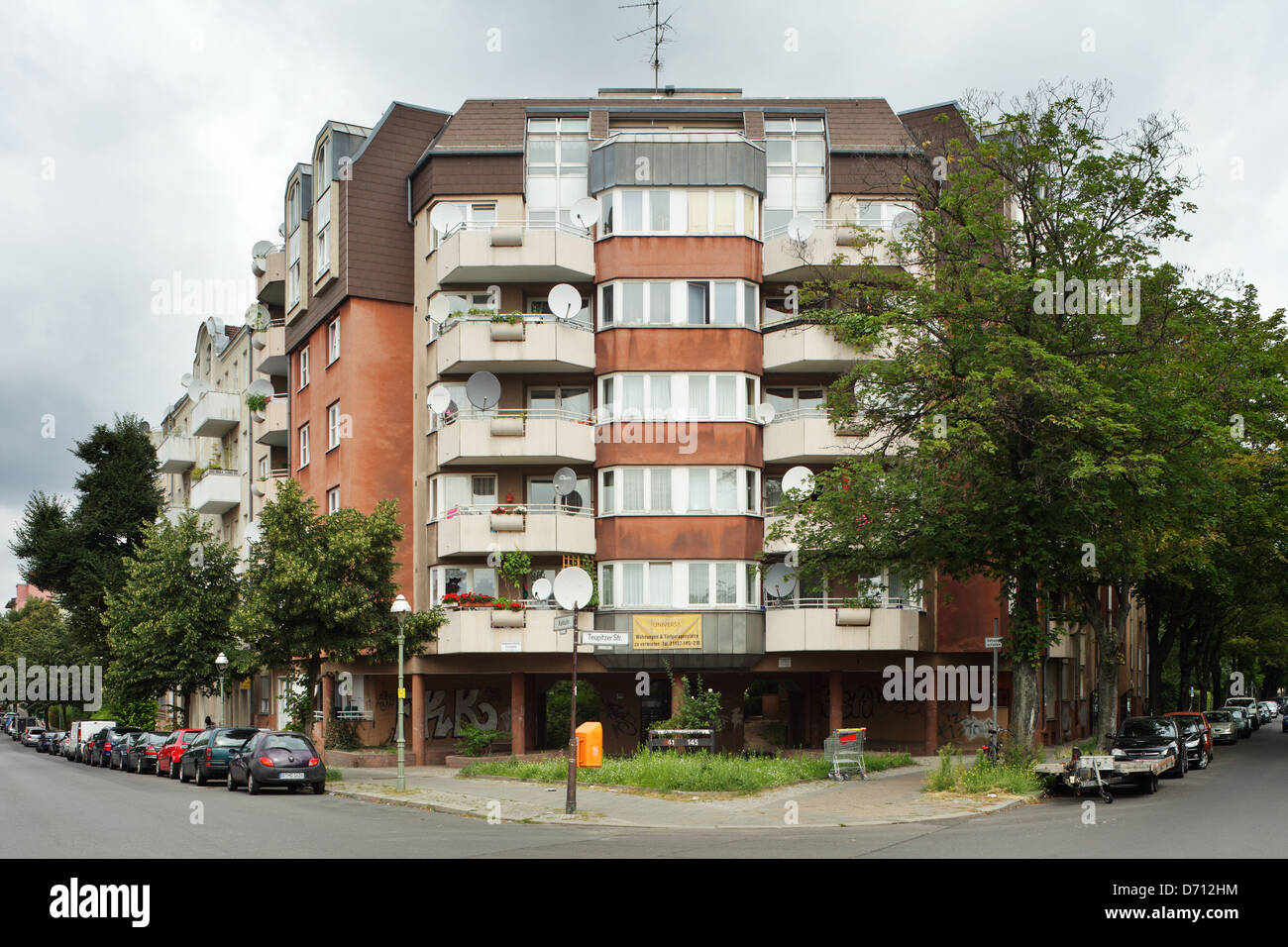 Berlin Germany Run Down Apartment Building On A Street Corner Berlin Germany Run Down Apartment Building On A Street Corner