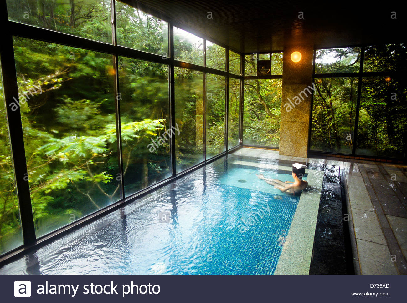 Onsen (hot spring bath), Kayotei Ryokan (traditional Japanese style