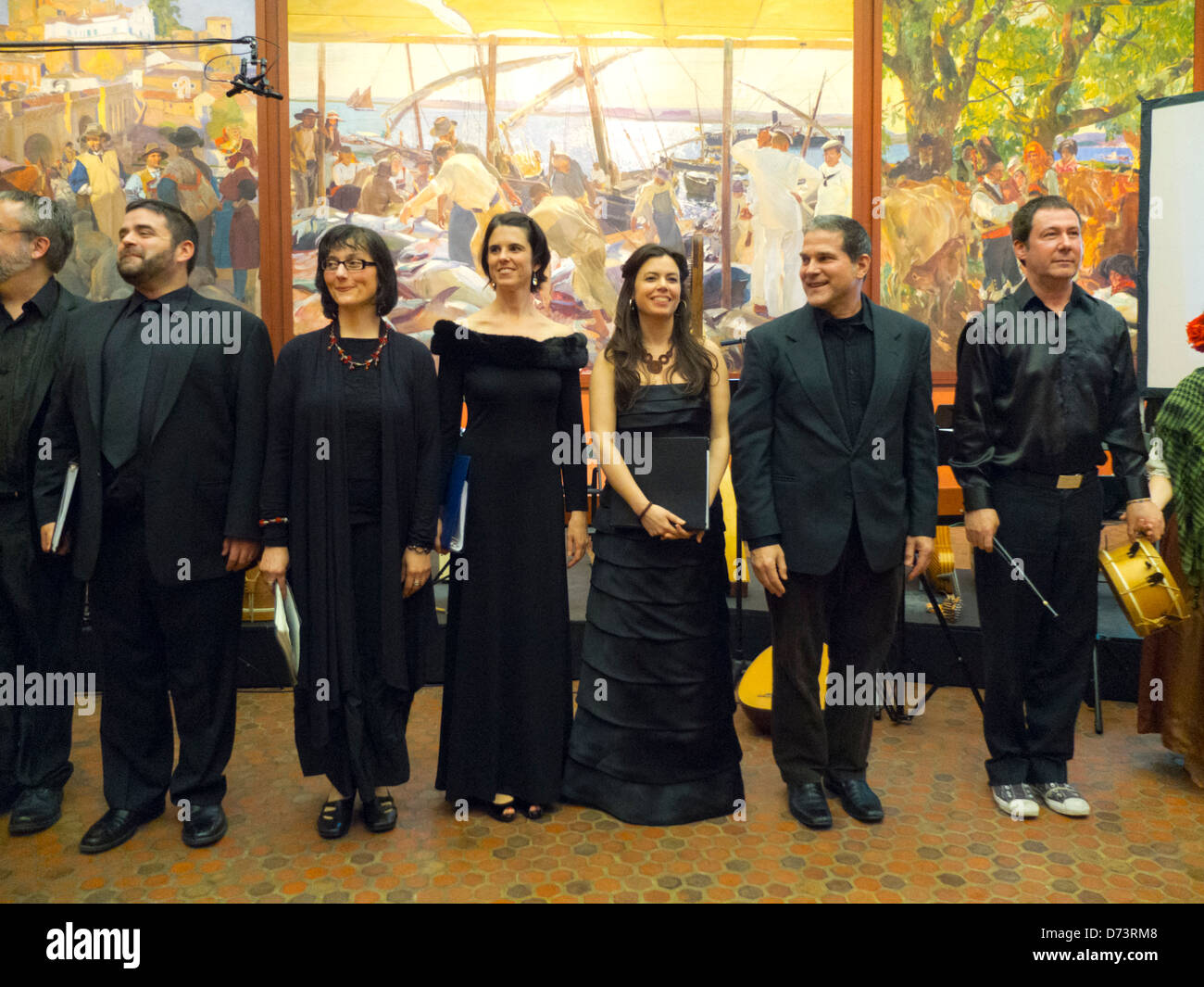 Hispanic Society of America Bancaja Gallery Stock Photo, Royalty Free