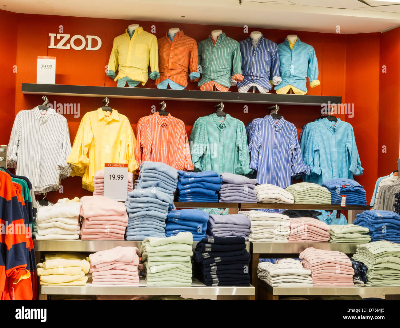 How do you find an IZOD clothing outlet?