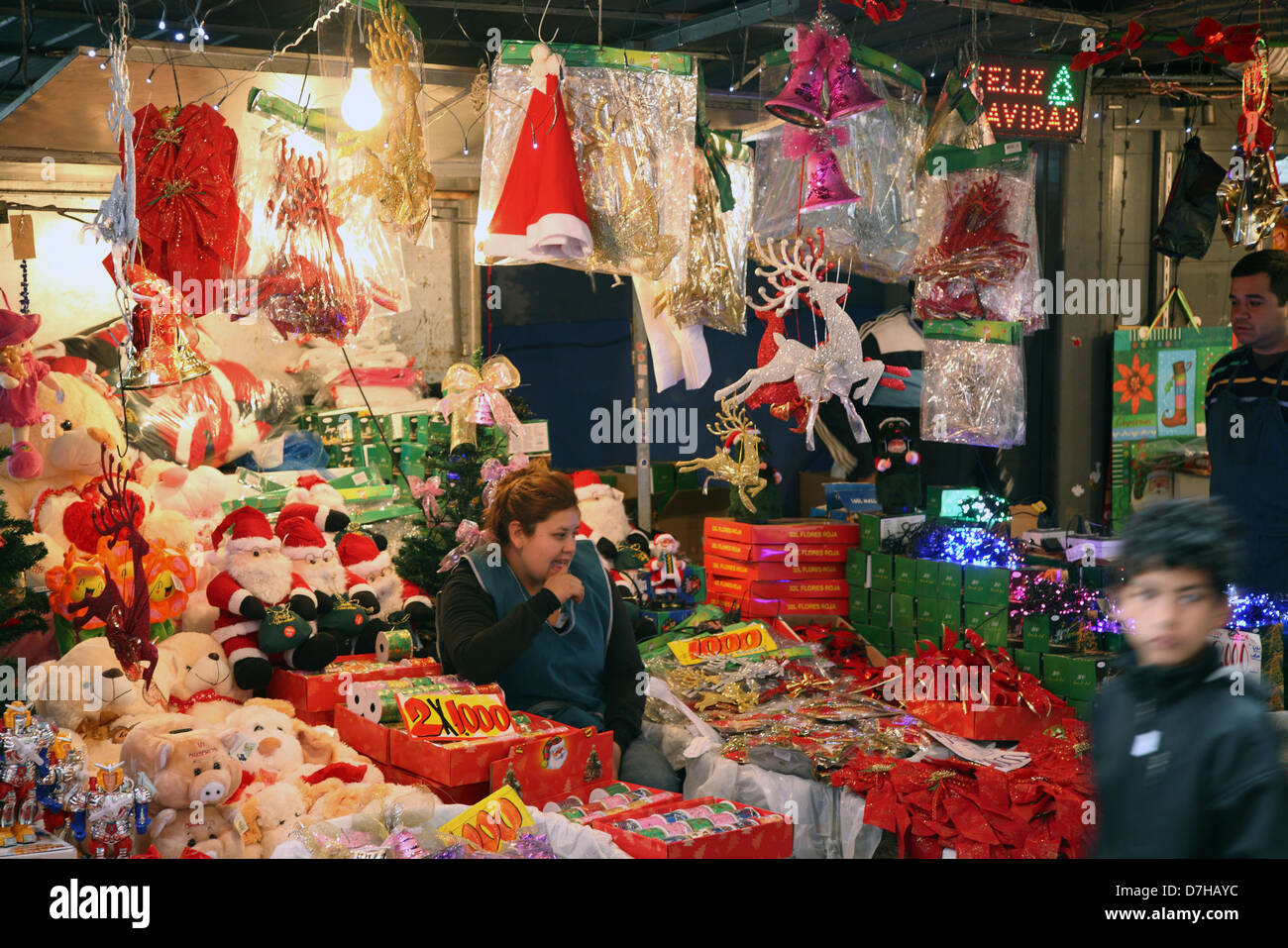 santiago de chile christmas decorations stock photo santiago de chile christmas decorations stock photo