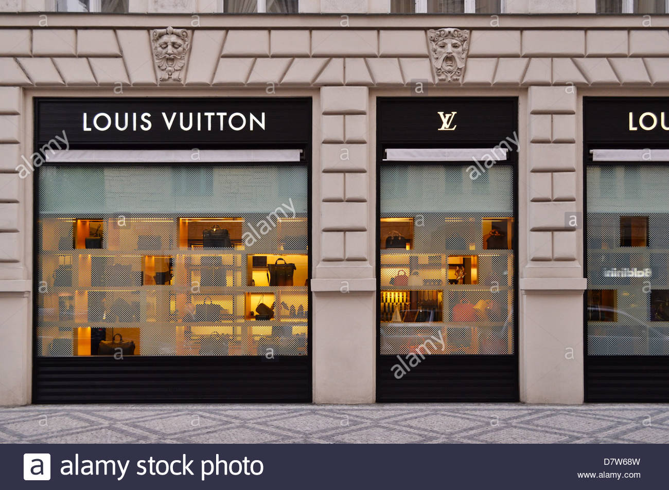 Louis Vuitton store in Old Town Prague Stock Photo, Royalty Free Image: 56487449 - Alamy