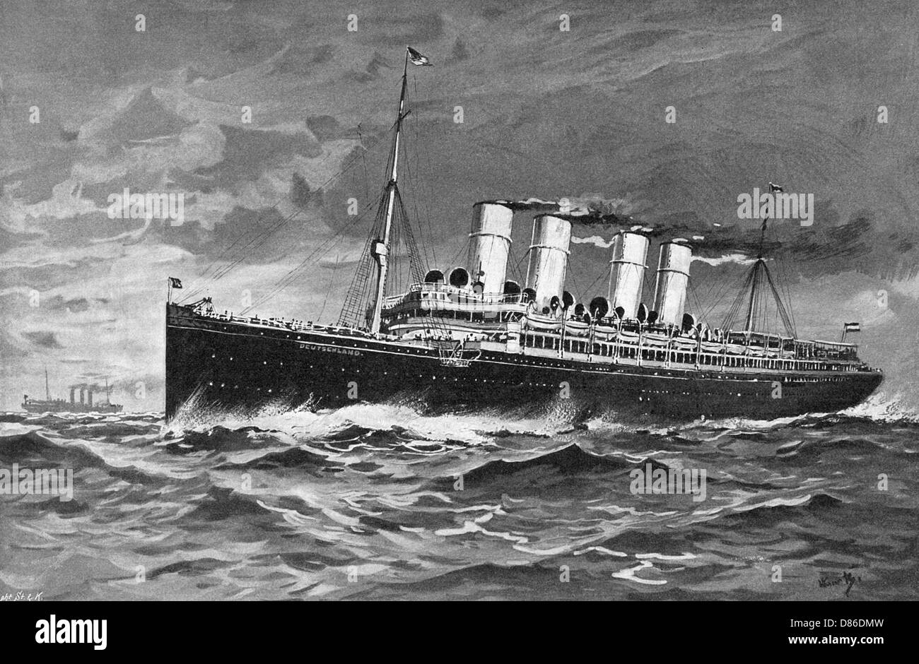 Steamship Deutschland Stock Photo, Royalty Free Image 56690841 Alamy