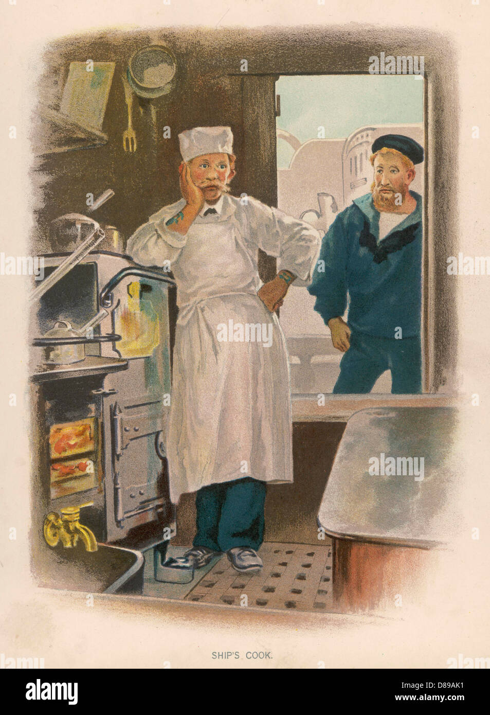 Naval Ships Cook Stock Photo, Royalty Free Image 56754293 Alamy