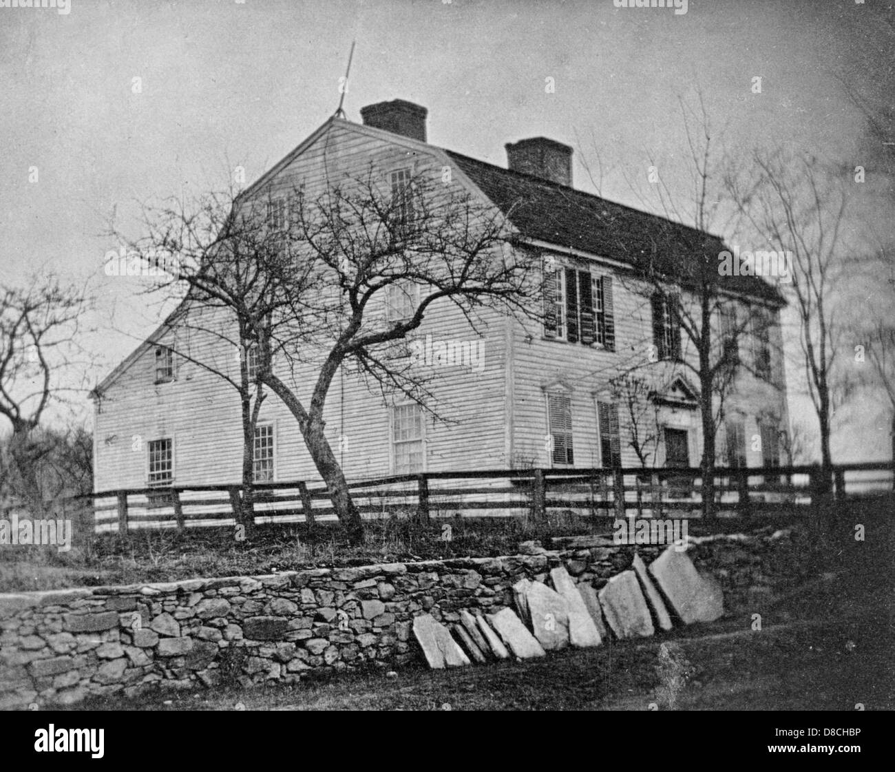 Birthplace of Benedict Arnold, Norwich, Connecticut, circa 1881 Stock
