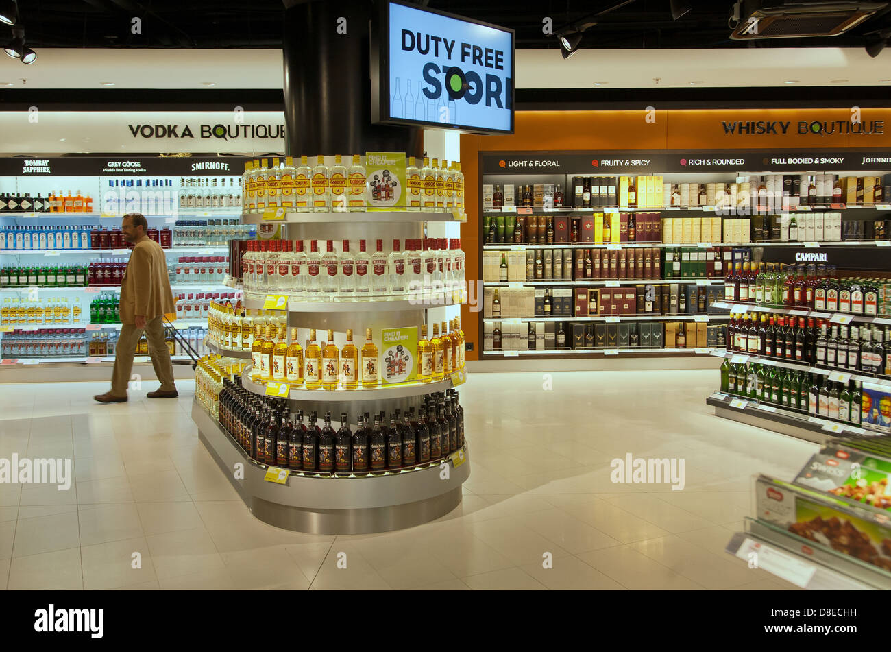 Zurich Switzerland duty free shop at Zurich Airport Stock Photo Zurich Switzerland duty free shop at Zurich Airport Stock Photo