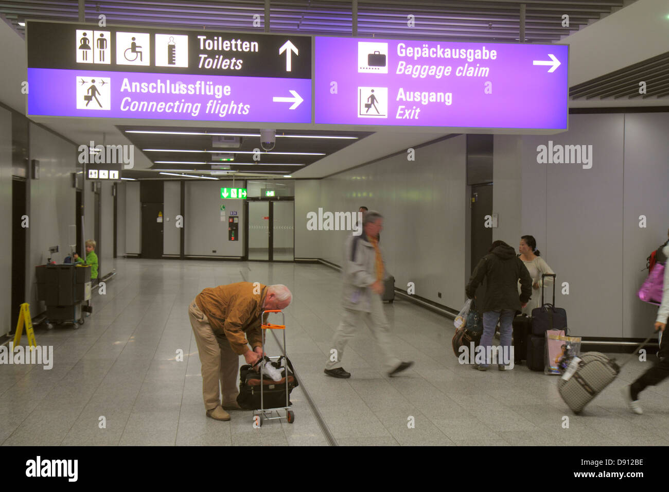 Germany Frankfurt am Main Airport FRA terminal gate area concourse