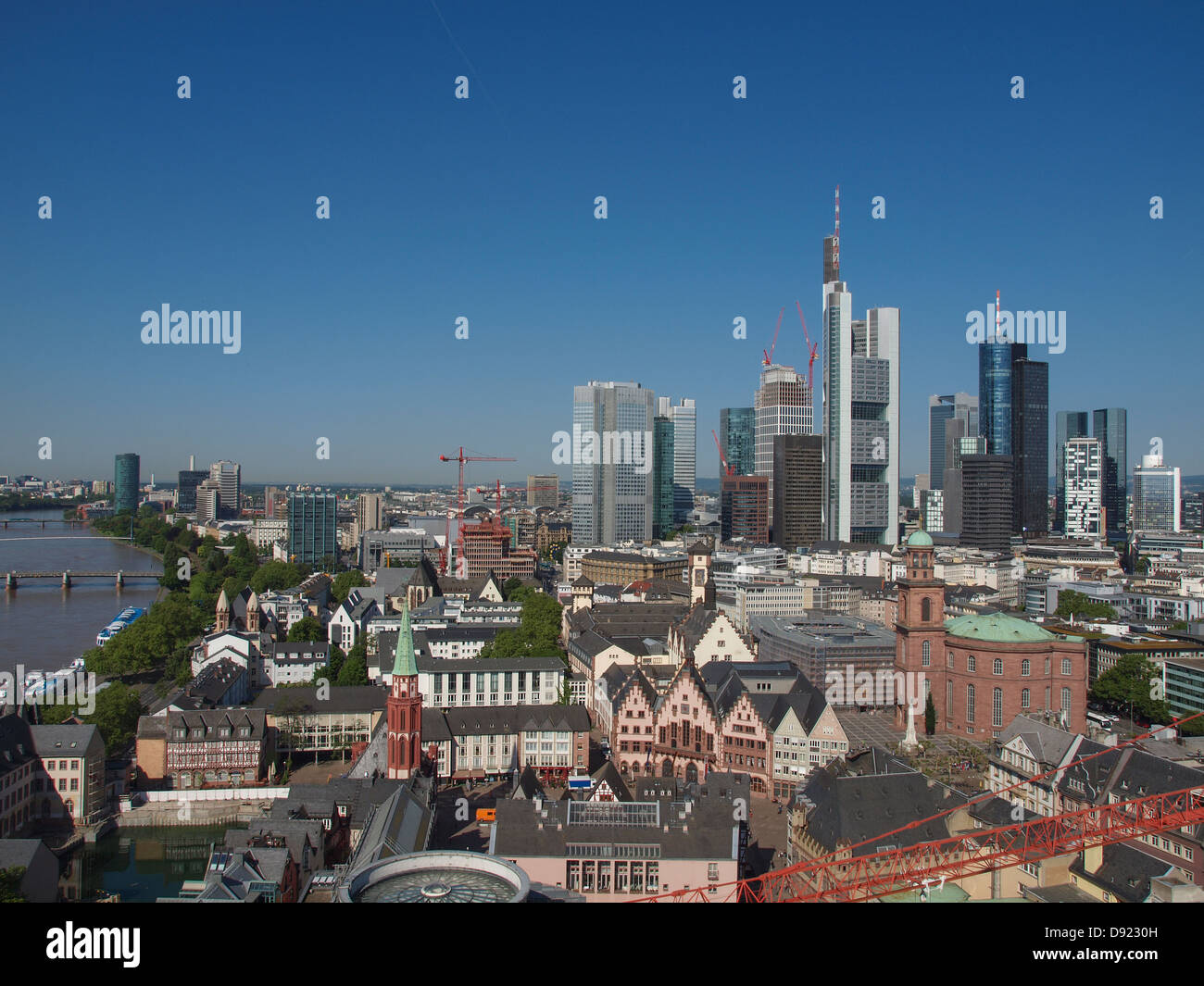 City Of Frankfurt Am Main In Germany Stock Photo Alamy