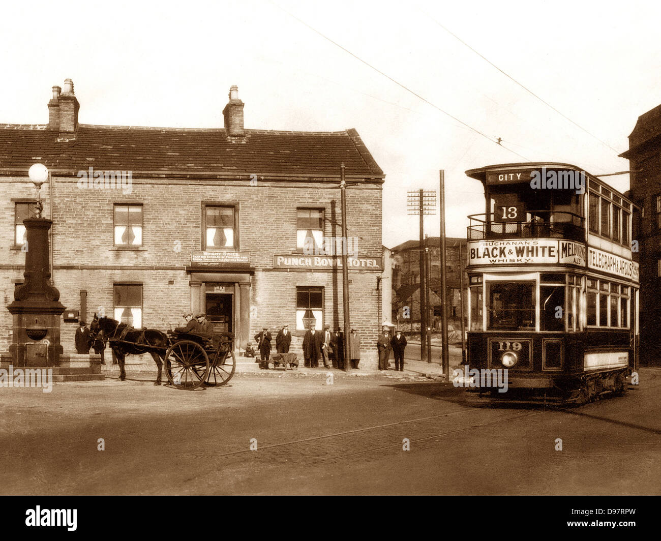 Brighouse Bailiff Bridge early 1900s Stock Photo 57335345 Alamy
