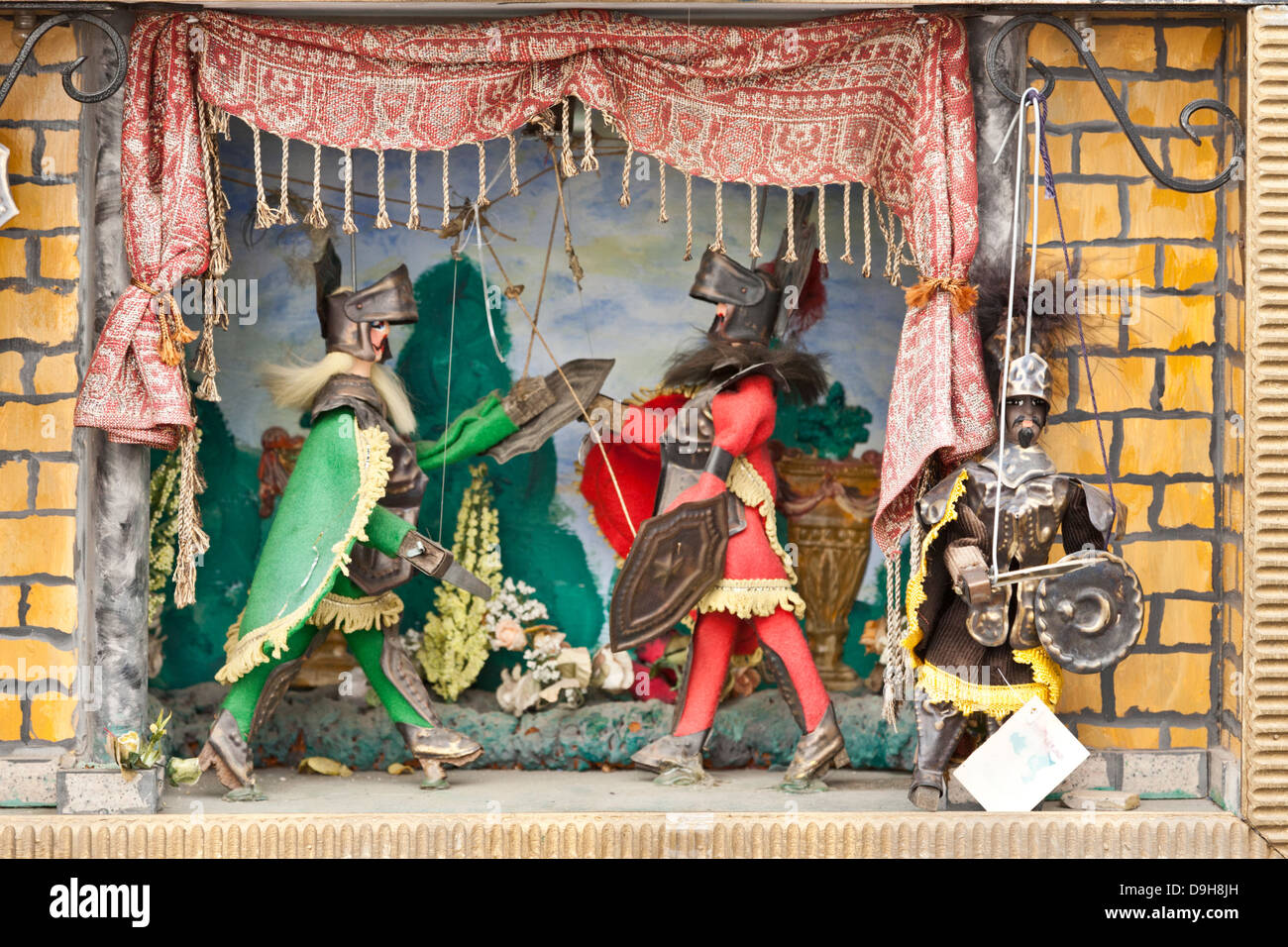Opera Dei Pupi Is The Traditional Sicilian Marionette Theater Stock 