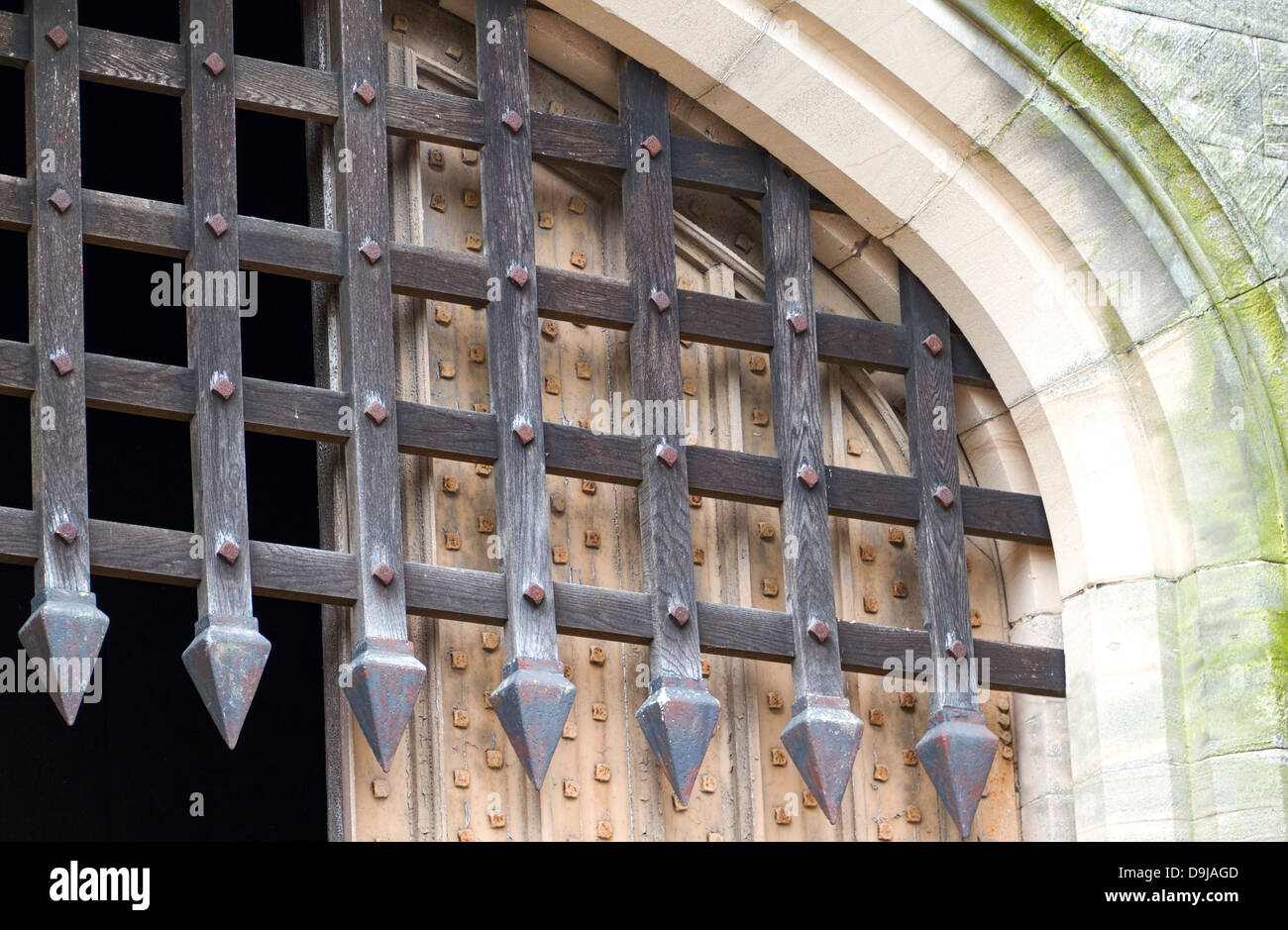 Portcullis entrance gate to medieval castle Stock Photo, Royalty Free Image 57566445 Alamy