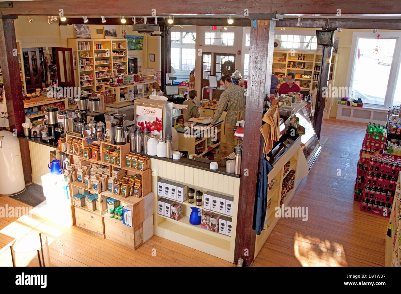 General store interior in the town of Harvard, Ma., New England, USA