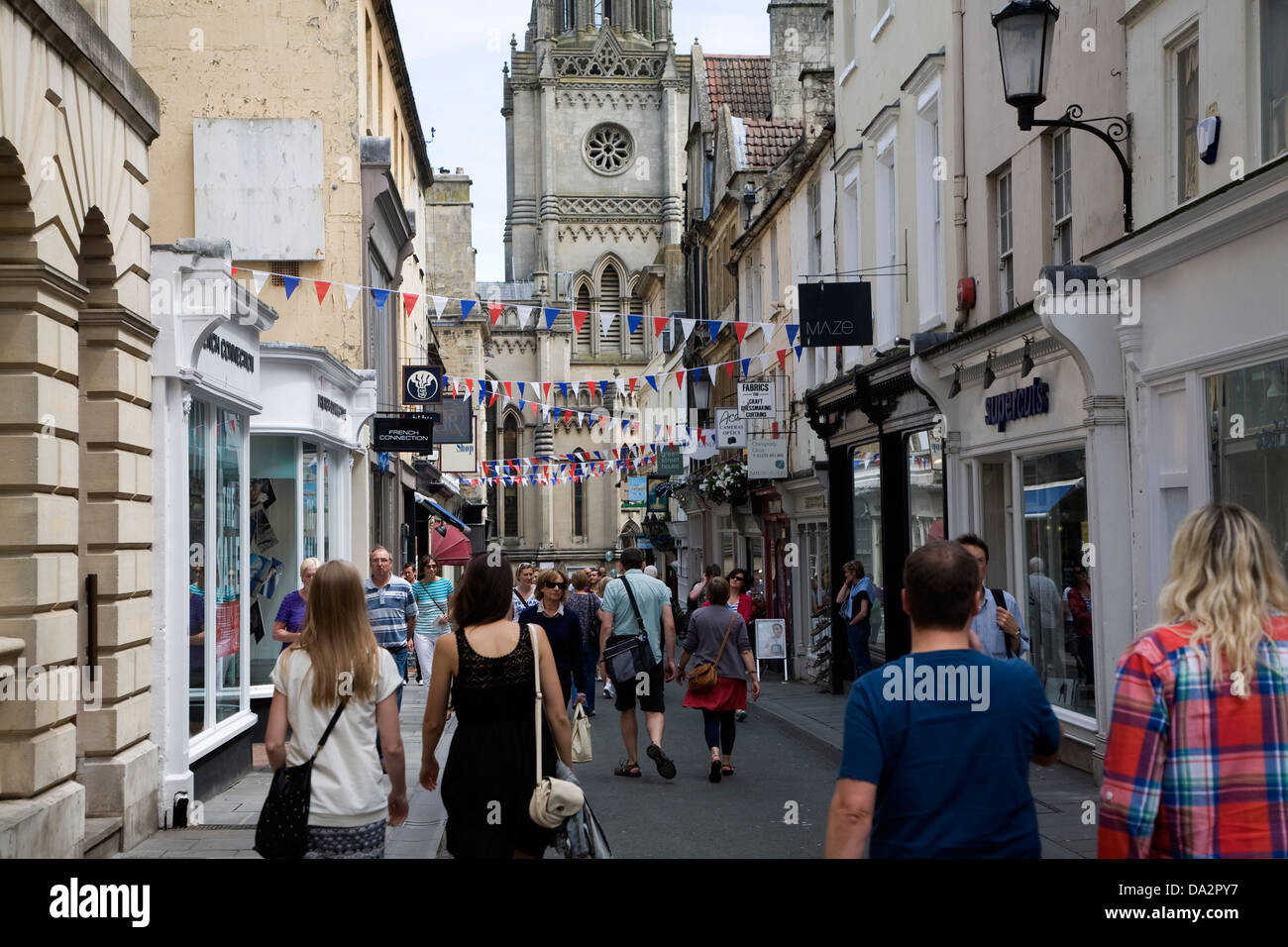 People Shopping In Green Street Bath England Stock Photo Royalty people-shopping-in-green-street-bath-england-stock-photo-royalty