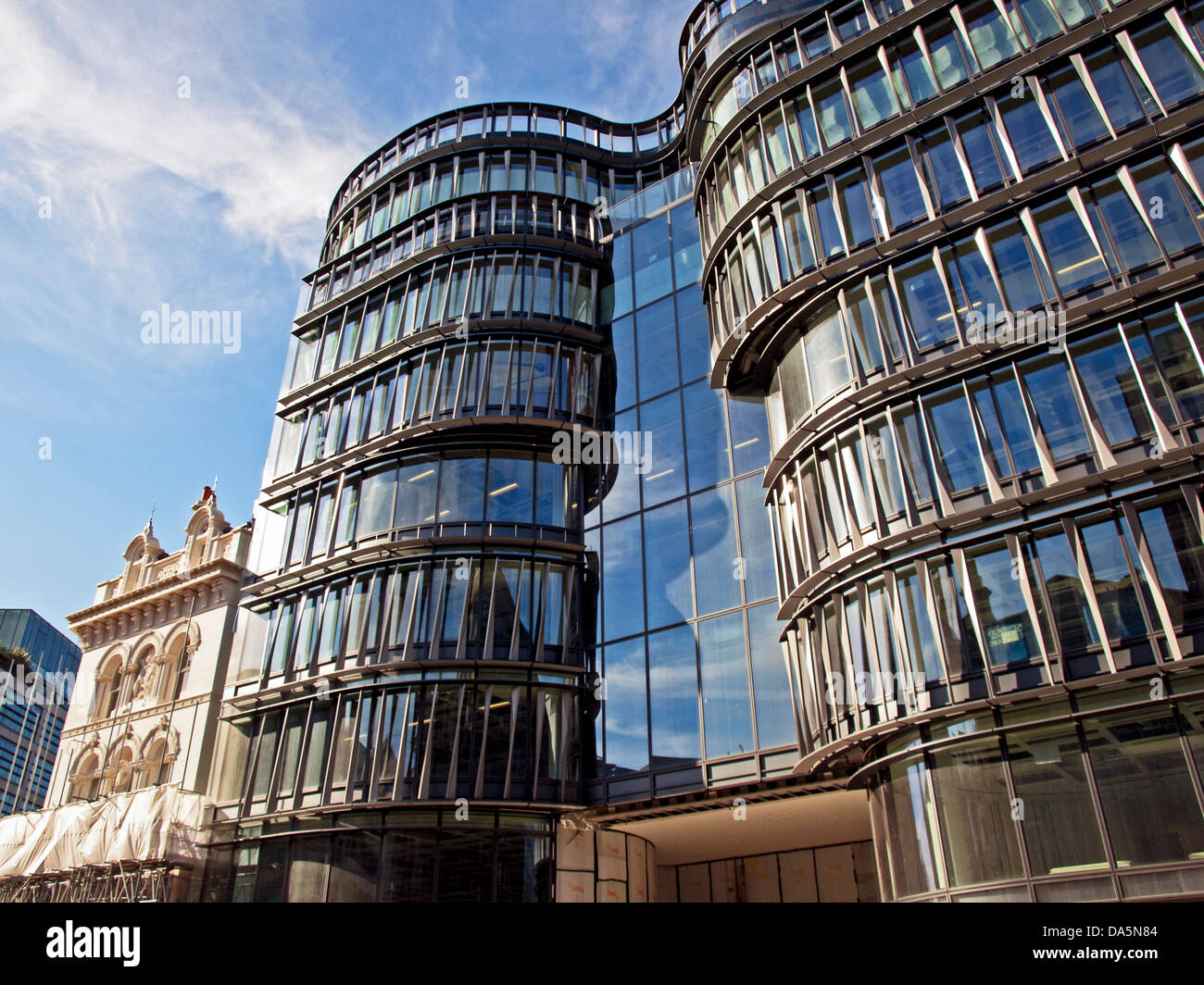 Facade of Amazon’s new offices at 60 Holborn Viaduct, near Smithfield