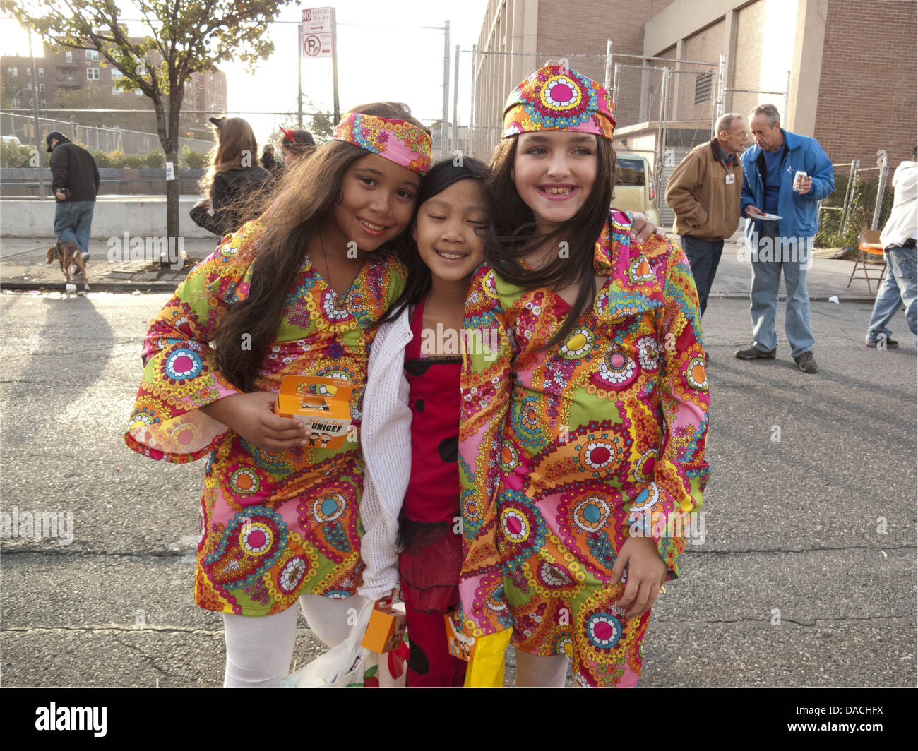 halloween block party in the kensington section of brooklyn ny 2010 girls dressed as 1960s hippies - Halloween Parties Brooklyn halloween block party in the kensington section of brooklyn ny 2010 girls dressed as 1960s hippies - Halloween Parties Brooklyn