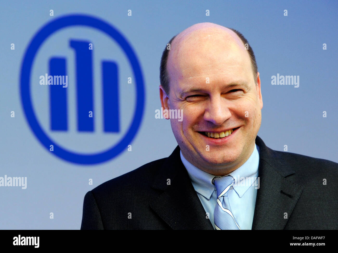 CEO of Allianz Germany, Dr. Markus Riess, is pictured at the annual press