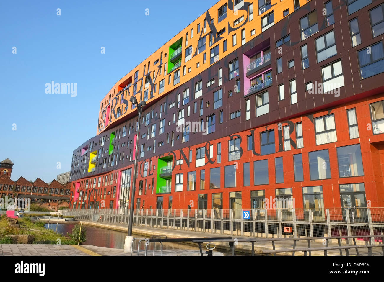 England, Manchester, New Islington, modern housing development Stock