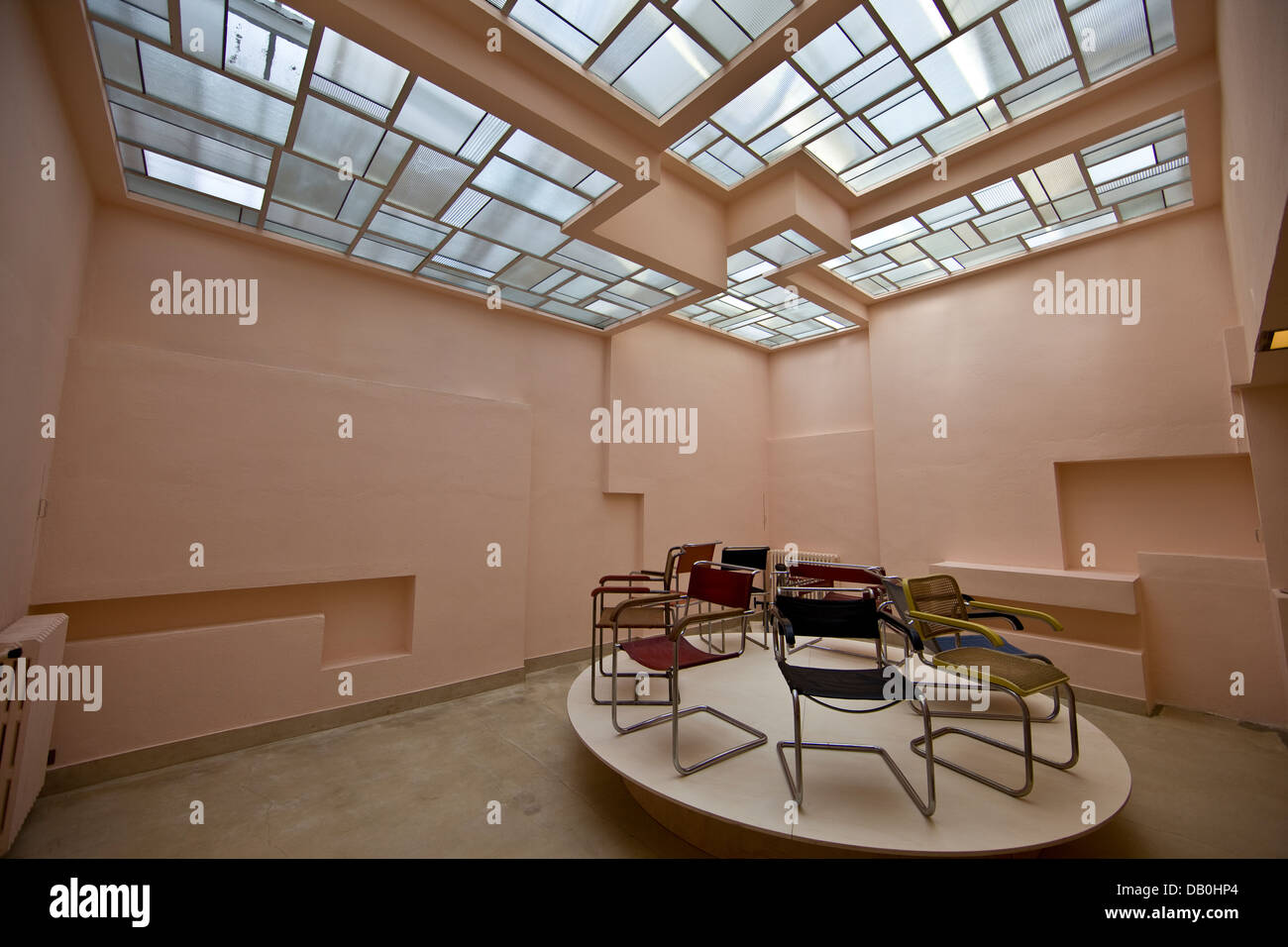 The Villa Noailles in Hyères (France) Salon rose 1926 Stock Photo