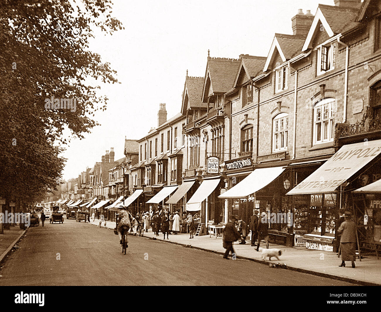 Sutton Coldfield Parade early 1900s Stock Photo, Royalty Free Image