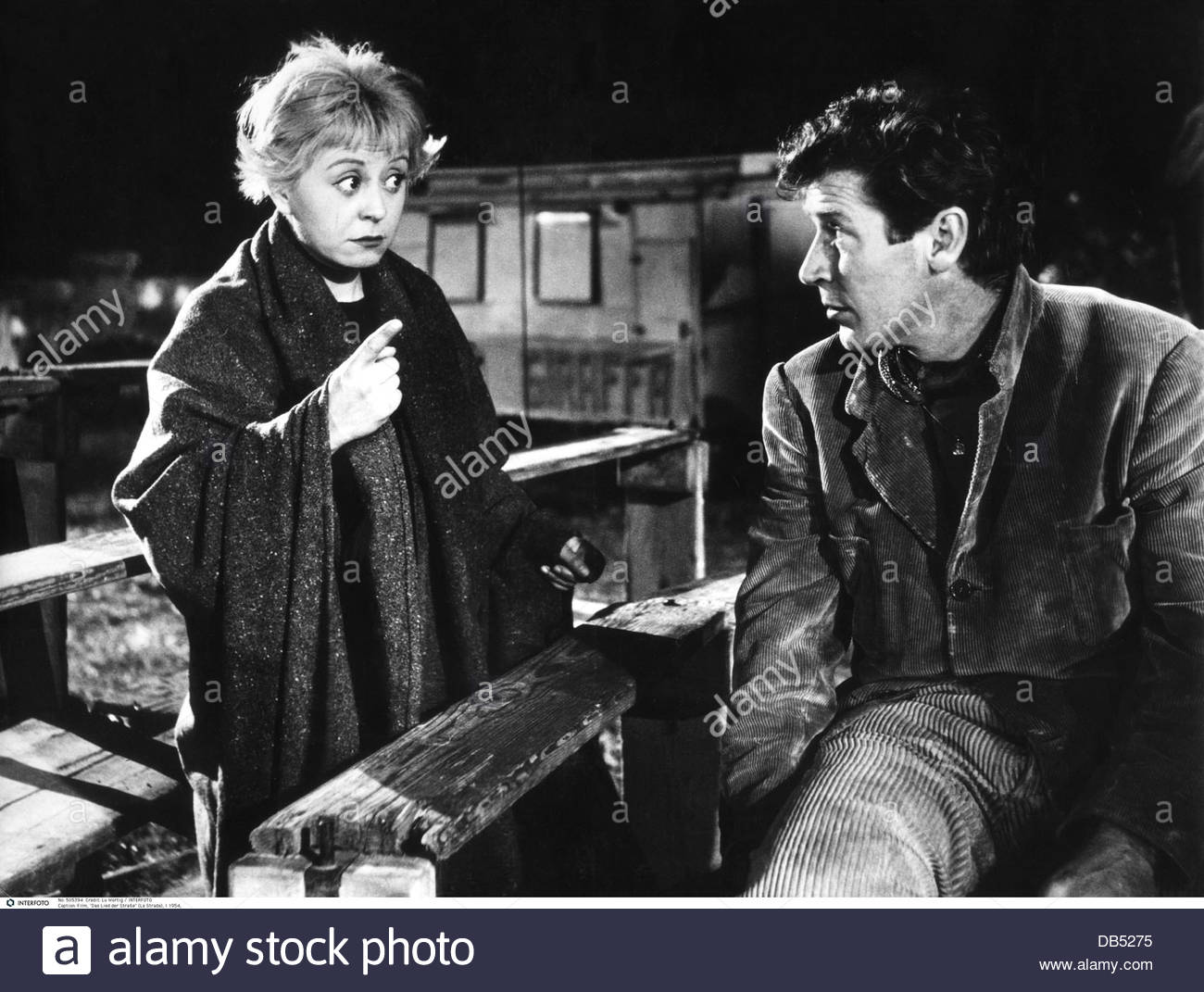 movie, "The road" (La Strada), I 1954, director Federico Fellini Stock