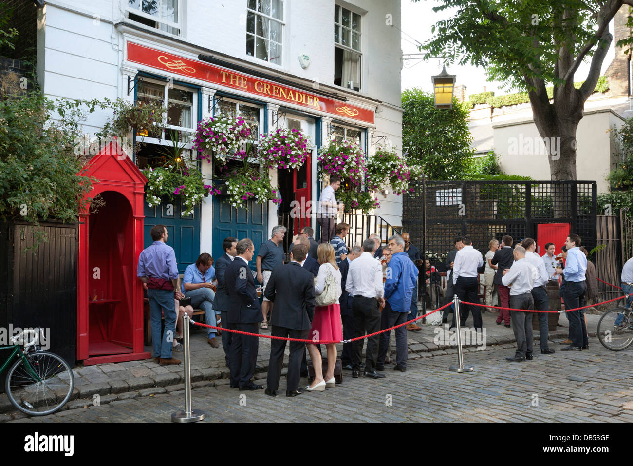 The Grenadier pub on Old Barrack Yard Stock Photo, Royalty Free Image 58504895 Alamy