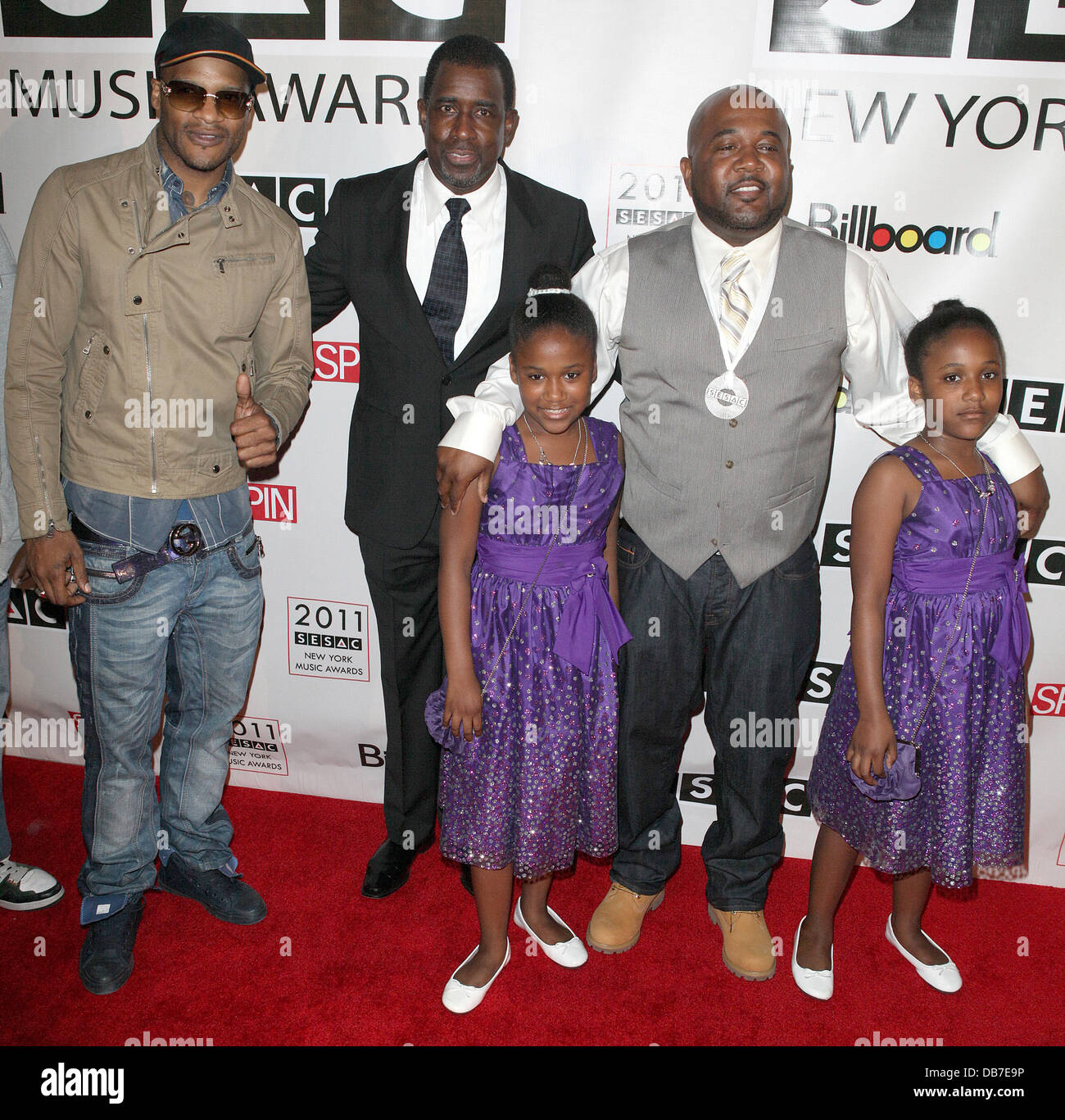 Jaheim, Trevor Gale, Earl Hood, and his two daughter SESAC honour Stock