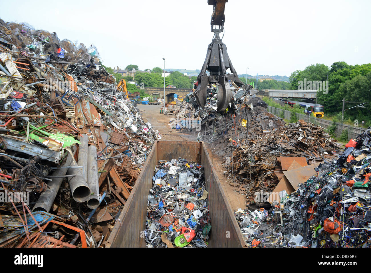 disposal of WEEE waste electronic and electrical equipment being Stock