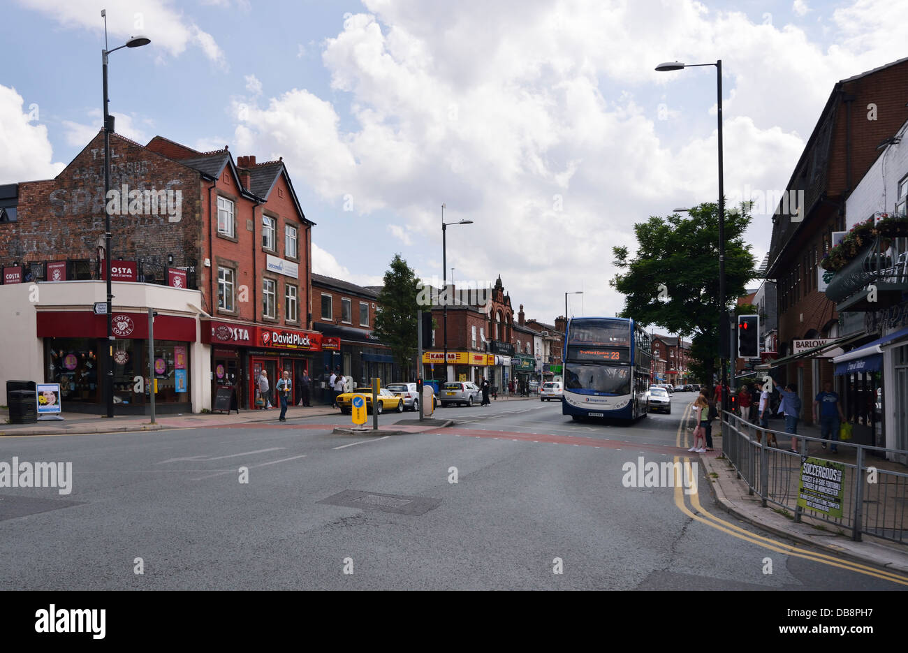 in didsbury village, a surburb in south manchester, uk Stock Photo